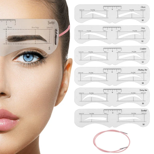 Perfect Eyebrow Shaping Stencil Kit