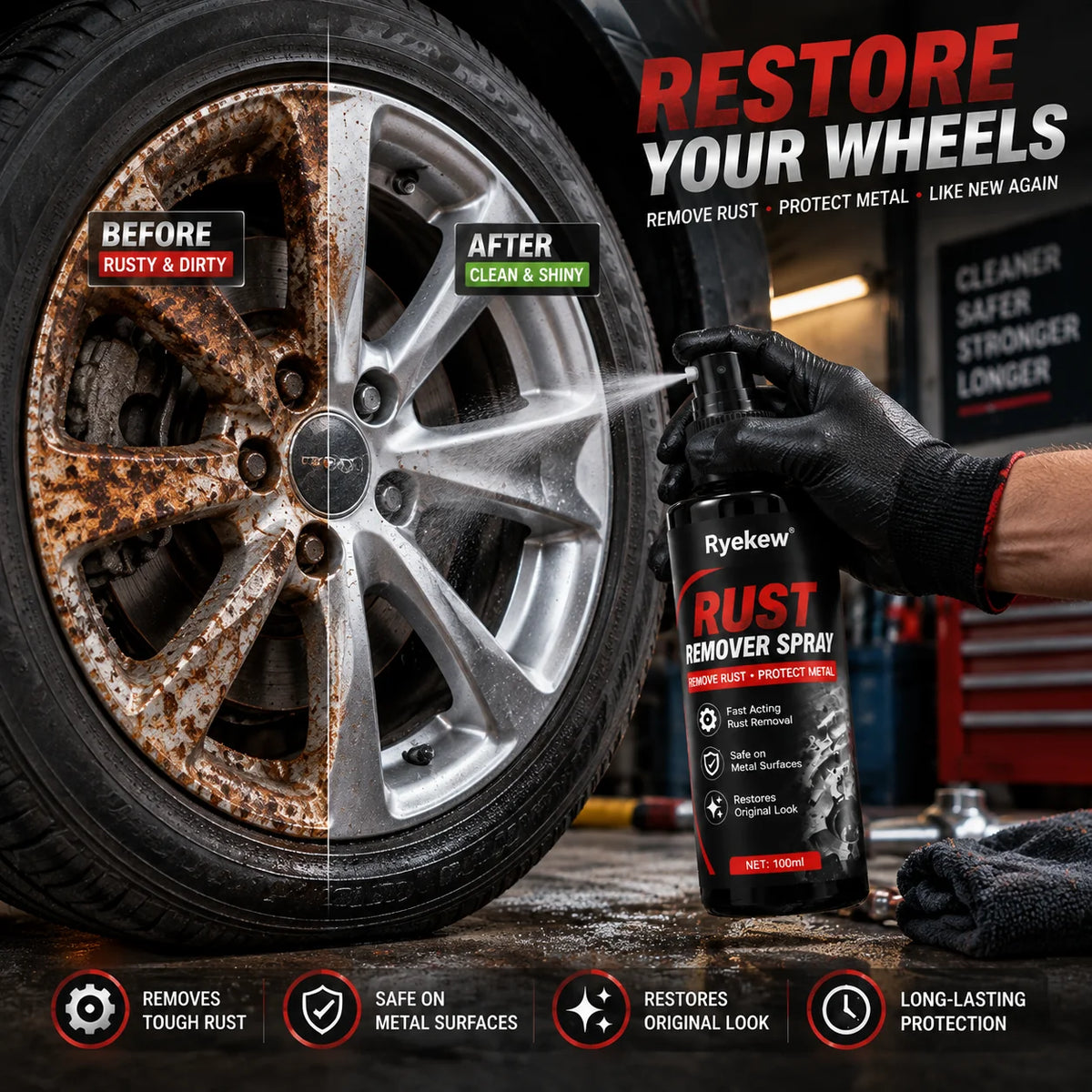 MetalRevive™ – Rust Removal & Restoration Spray