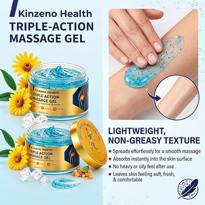 Triple Action Gel  Massage The Pain Away Easily