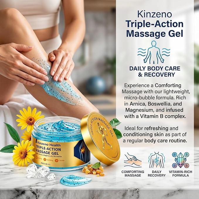 Triple Action Gel  Massage The Pain Away Easily