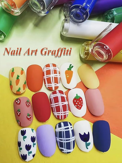Gorvalin Nail Art Pens for Children