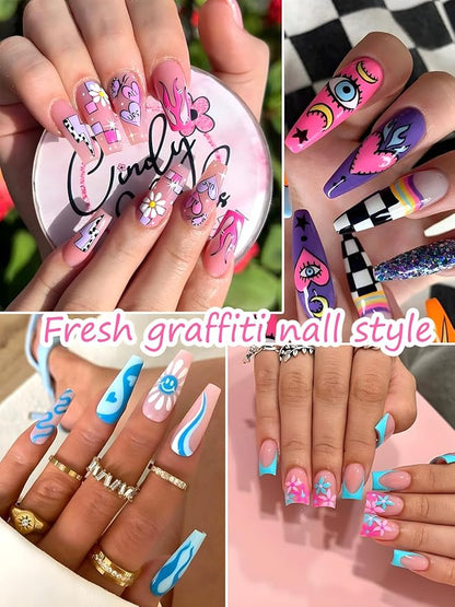 Gorvalin Nail Art Pens for Children