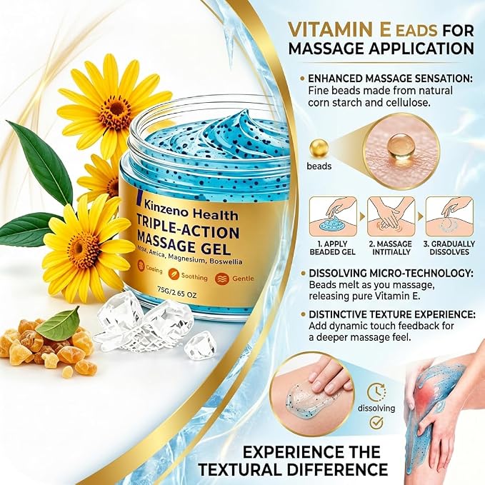 Triple Action Gel  Massage The Pain Away Easily