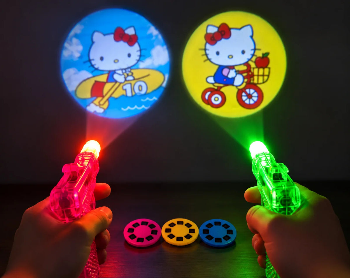 MagicBeam™ LED Cartoon Projection Gun – Kids’ Educational, Fun & Bedtime Toy