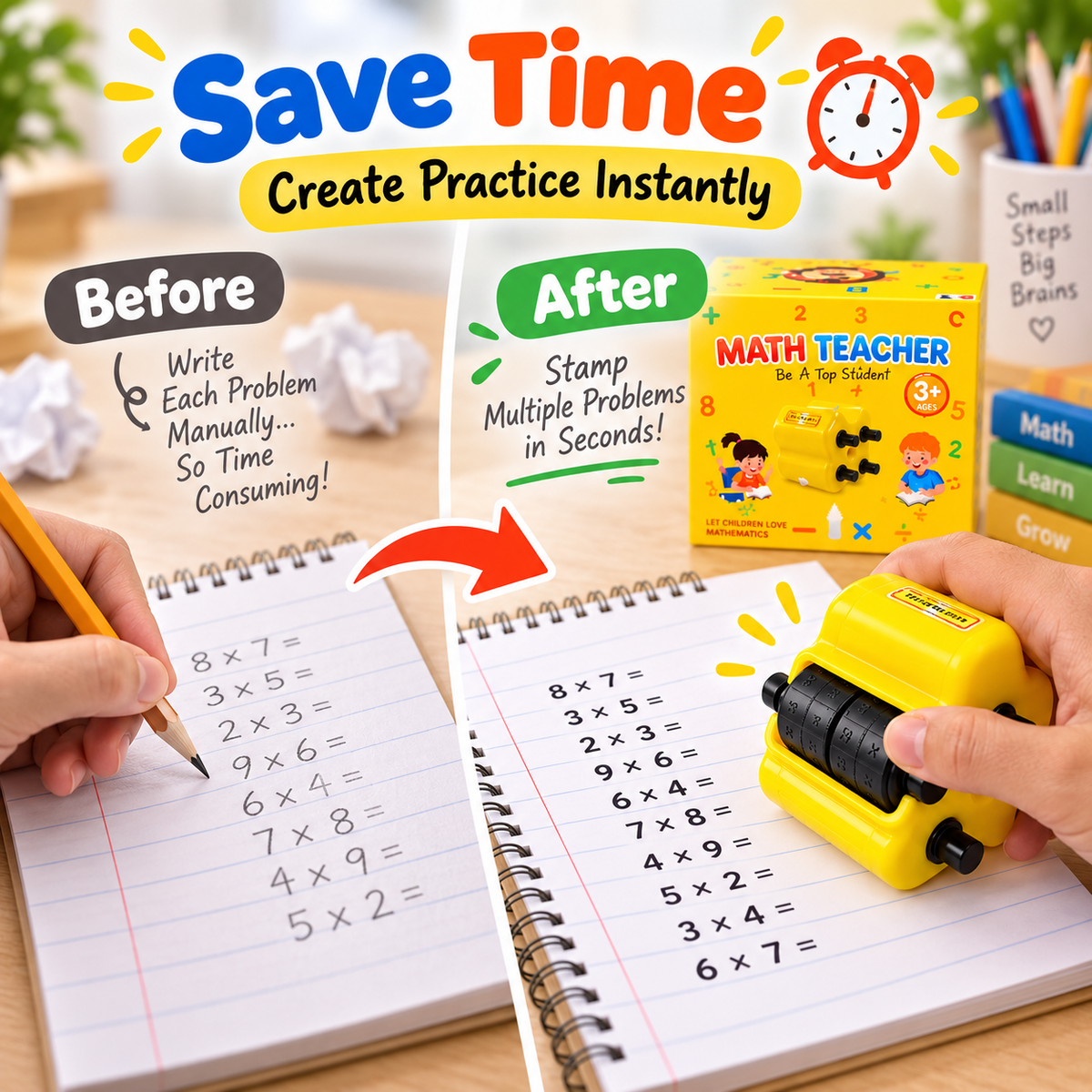4-in-1 SmartMath Pro - Kids Math Learning & Practice Tool