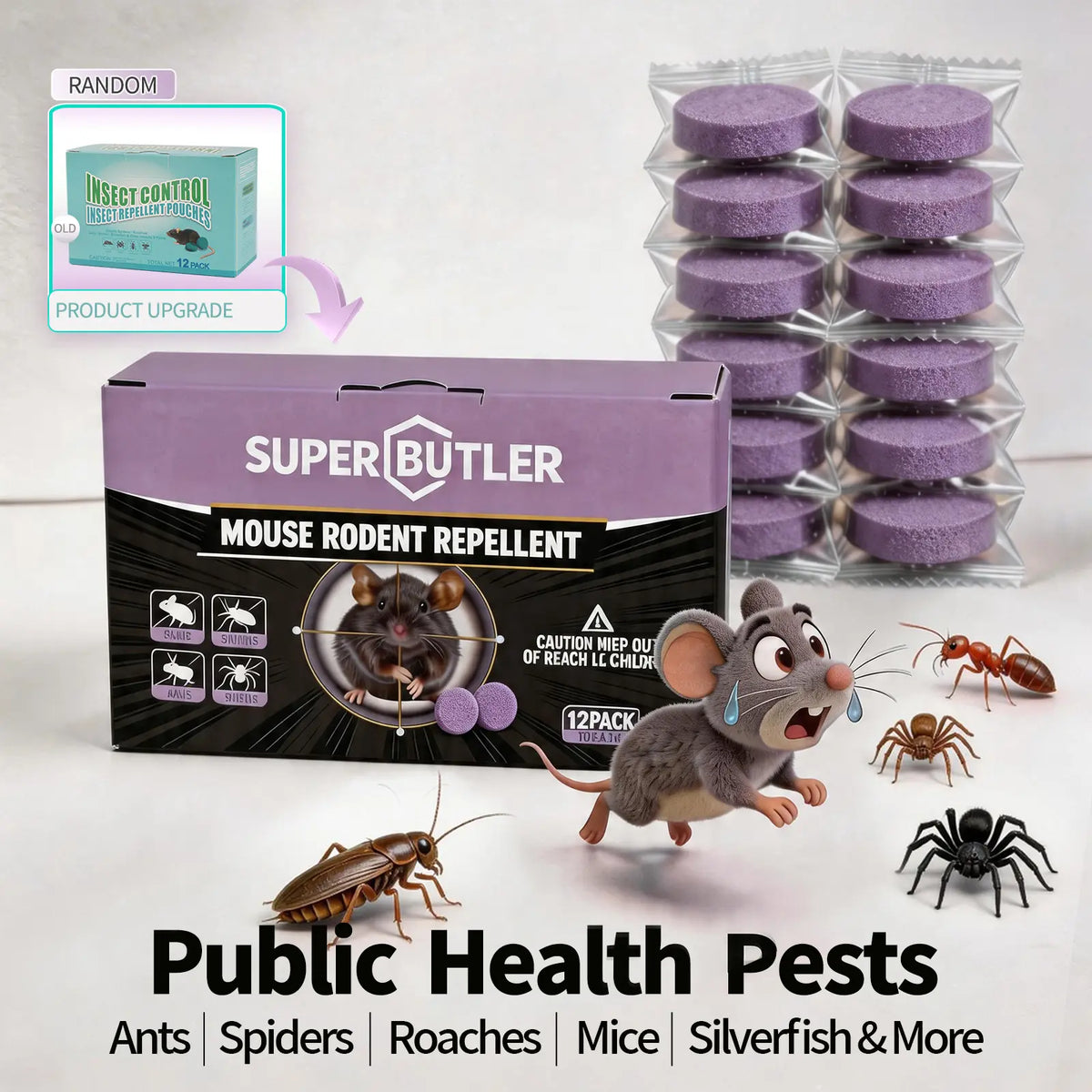 Powerful Mouse & Rat Repellent – Long-Lasting Pest Control
