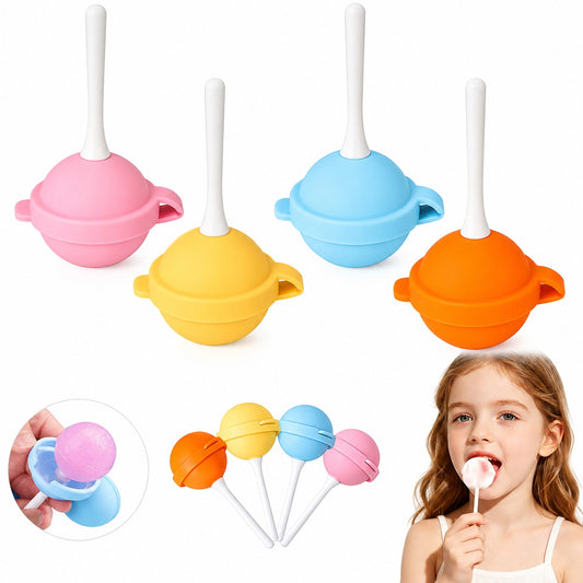 Lollipop Ice Cream Mold Homemade Reusable Popsicle Maker With Sticks