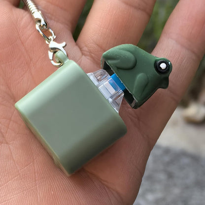 Frog Fidget Clicking Keychain 🐸