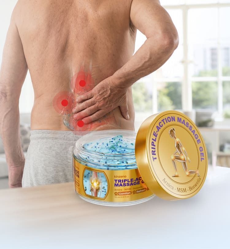 Triple Action Gel  Massage The Pain Away Easily