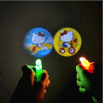LED Cartoon Projection Gun for Kids