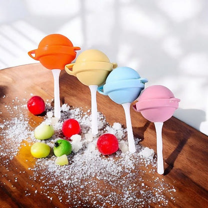 Lollipop Ice Cream Mold Homemade Reusable Popsicle Maker With Sticks
