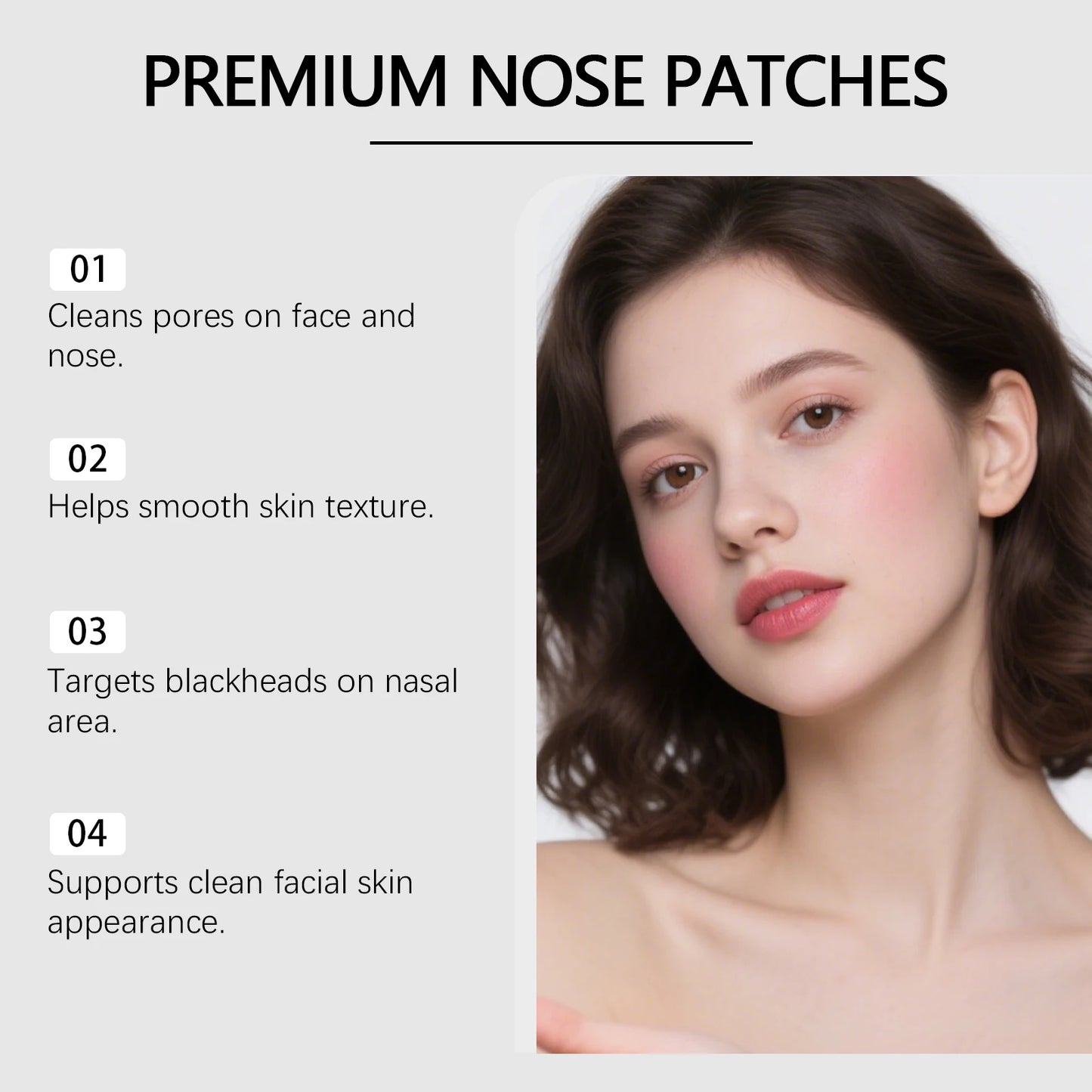 Blackhead Remover Nose Patches - Oil Control & Pore Cleaning